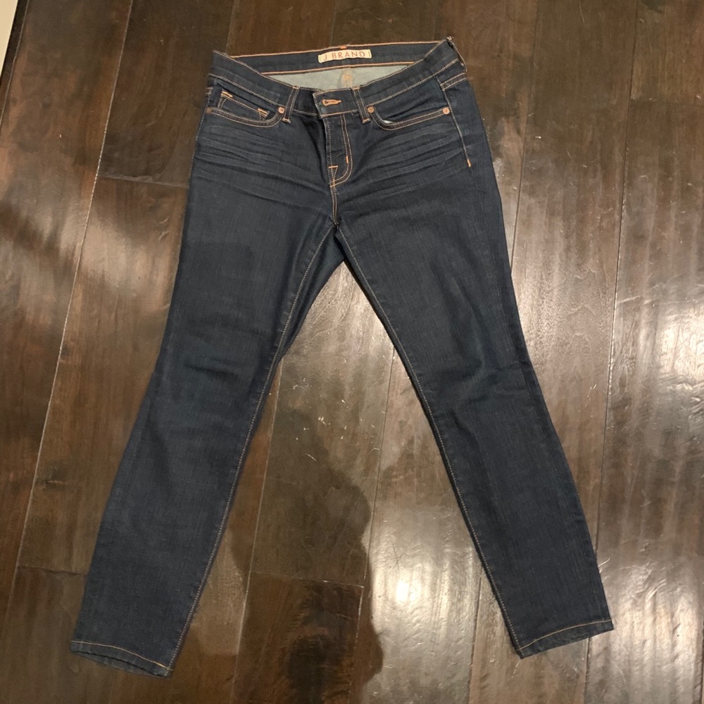 JBRAND DARK WASH SKINNY JEAN